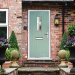 Chartwell green composite entrance door