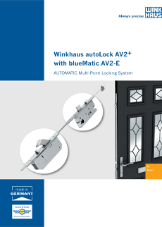 AV2-E lock brochure cover